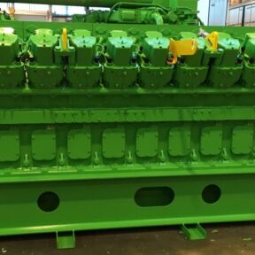 Reparación con shortblock en motor de gas Jenbacher J620